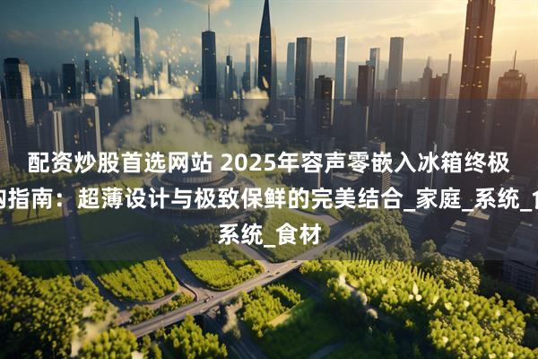 配资炒股首选网站 2025年容声零嵌入冰箱终极选购指南：超薄设计与极致保鲜的完美结合_家庭_系统_食材